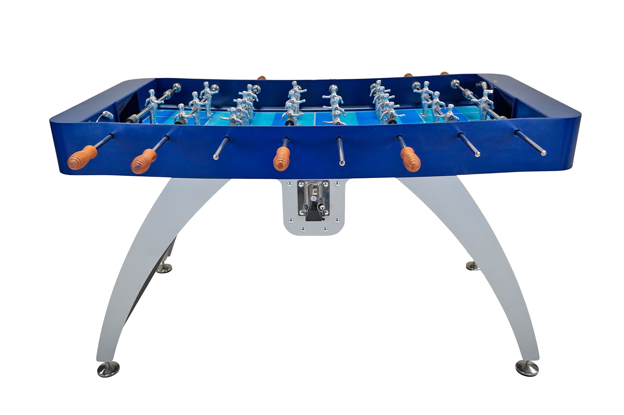 Futbolín AC004 Azul-Plata, base diseño balón - Imagen 3